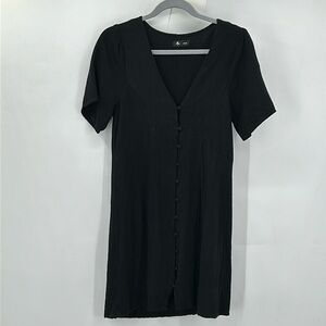 Thrills Black Mini Dress